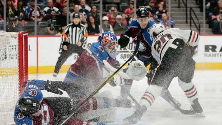 Chicago Blackhawks, Brandon Saad, Nikita Zadorov Mandatory Credit: Isaiah J. Downing-USA TODAY Sports