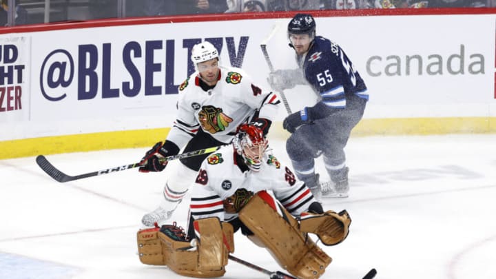 Seth Jones #4, Chicago Blackhawks Mandatory Credit: James Carey Lauder-USA TODAY Sports