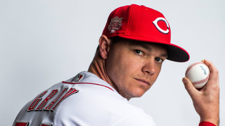 GOODYEAR, AZ - FEBRUARY 19: Sonny Gray #54 of the Cincinnati Reds poses for a portrait at the Cincinnati Reds Player Development Complex on February 19, 2019 in Goodyear, Arizona. (Photo by Rob Tringali/Getty Images)r caption here>> on February 19, 2019 in Goodyear, Arizona.