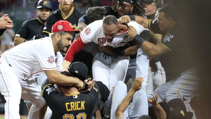 Yasiel Puig image from Reds-Pirates brawl? It's now a T-shirt