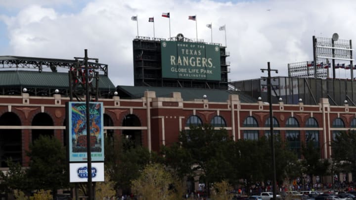 ARLINGTON, TEXAS - SEPTEMBER 29: A general view of Globe Life Park in Arlington (Photo by Ronald Martinez/Getty Images)