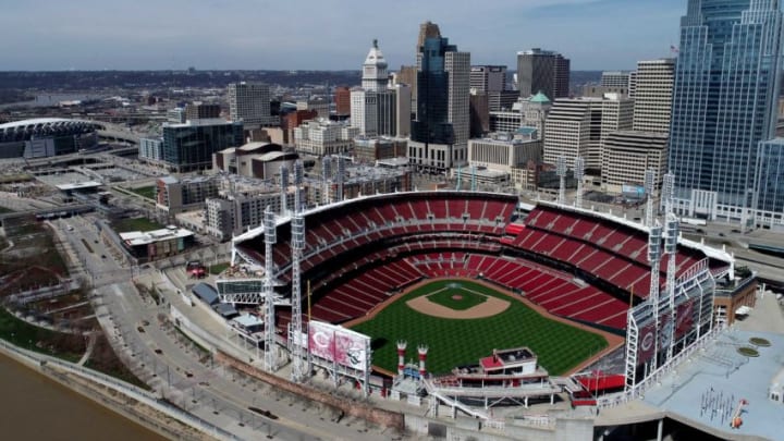 Cincinnati Reds Opening Day at Great American Ball Park.