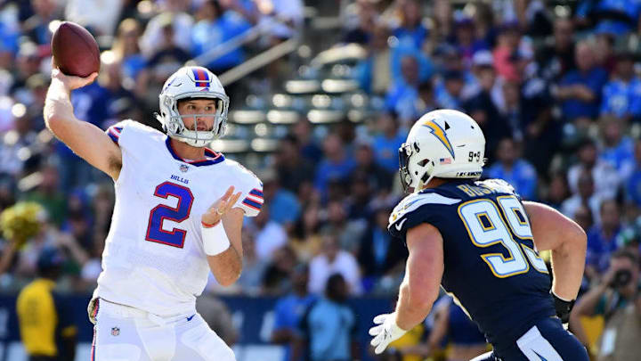 CARSON, CA - NOVEMBER 19: Nathan Peterman CARSON, CA - NOVEMBER 19: Nathan Peterman