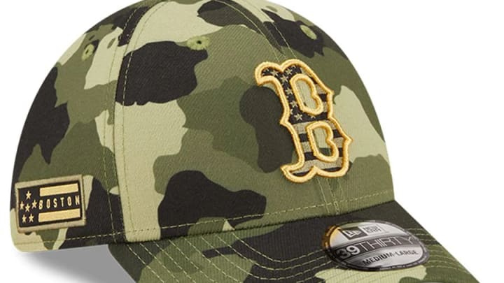 Red Sox to Wear Cap With Camouflage Logo to Honor Veterans (Photo) 