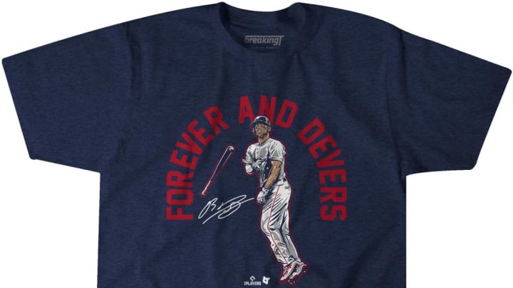  Rafael Devers 11 Boston MLBPA Baseball Player T-Shirt