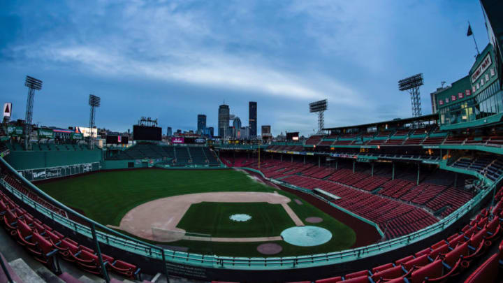 BOSTON, MA - APRIL 2: The sun rises over Fenway Park on what would have been the home opening day for the Boston Red Sox against the Chicago White Sox at Fenway Park on April 2, 2020 at Fenway Park in Boston, Massachusetts. The game was postponed due to the coronavirus pandemic. (Photo by Billie Weiss/Boston Red Sox/Getty Images) BOSTON, MA - APRIL 2: The sun rises over Fenway Park on what would have been the home opening day for the Boston Red Sox against the Chicago White Sox at Fenway Park on April 2, 2020 at Fenway Park in Boston, Massachusetts. The game was postponed due to the coronavirus pandemic. (Photo by Billie Weiss/Boston Red Sox/Getty Images)
