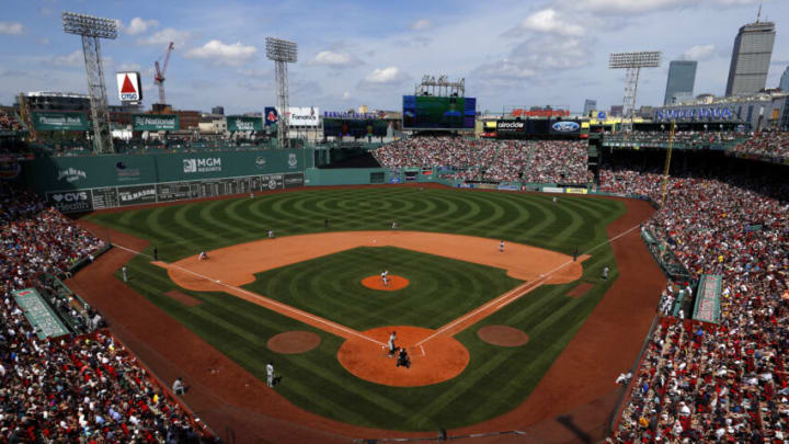 BOSTON, MASSACHUSETTS - JUNE 27: A general view of the game between the Boston Red Sox and the New York Yankees at Fenway Park on June 27, 2021 in Boston, Massachusetts. (Photo by Maddie Meyer/Getty Images)