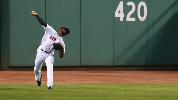 BOSTON, MA – SEPTEMBER 05: Jackie Bradley Jr. (Photo by Omar Rawlings/Getty Images)