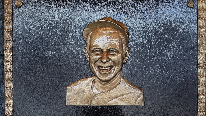 NEW YORK – MAY 02: The plaque of Lefty Gomez is seen in Monument Park at Yankee Stadium prior to the game between the New York Yankees and the Chicago White Sox on May 2, 2010 in the Bronx borough of New York City. The Yankees defeated the White Sox 12-3. (Photo by Jim McIsaac/Getty Images)