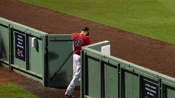 Matt Barnes #32 Photo by Billie Weiss/Boston Red Sox/Getty Images