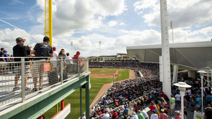 FT. MYERS, FL – MARCH 9: A general view during a game between the Boston Red Sox and the New York Mets on March 9, 2019 at JetBlue Park at Fenway South in Fort Myers, Florida. (Photo by Billie Weiss/Boston Red Sox/Getty Images)