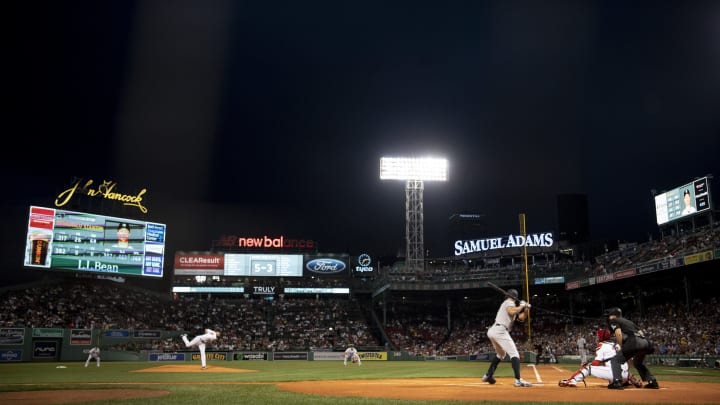 BOSTON, MA – SEPTEMBER 13: A general view of Nick Pivetta #37 of the Boston Red Sox delivering a pitch to Aaron Judge #99 of the New York Yankees during the first inning of a game on September 13, 2022 at Fenway Park in Boston, Massachusetts. (Photo by Maddie Malhotra/Boston Red Sox/Getty Images)