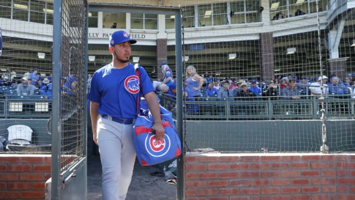 Jhonny Pereda, Chicago Cubs (Photo by Ralph Freso/Getty Images)