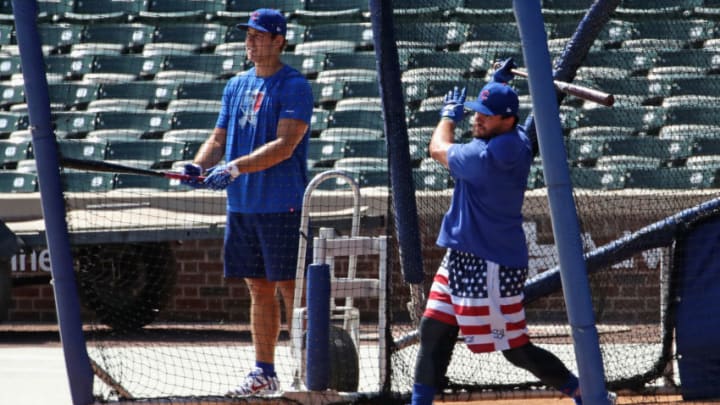 Kyle Schwarber, Anthony Rizzo (Photo by Jonathan Daniel/Getty Images)