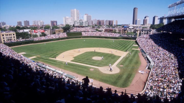 Wrigley Field's historic scoreboard has seen it all