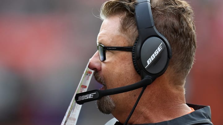 CLEVELAND, OH – NOVEMBER 04: Head coach Gregg Williams of the Cleveland Browns looks on during the fourth quarter against the Kansas City Chiefs at FirstEnergy Stadium on November 4, 2018 in Cleveland, Ohio. (Photo by Jason Miller/Getty Images)