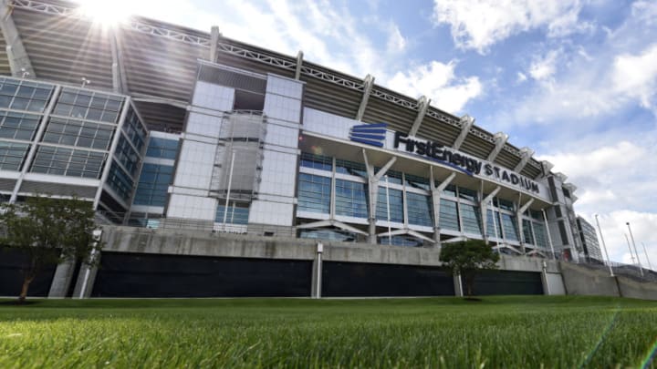 CLEVELAND, OHIO - SEPTEMBER 08: An exterior view of FirstEnergy Stadium is seen before the start of the game between the Tennessee Titans and the Cleveland Browns on September 08, 2019 in Cleveland, Ohio. (Photo by Jason Miller/Getty Images)