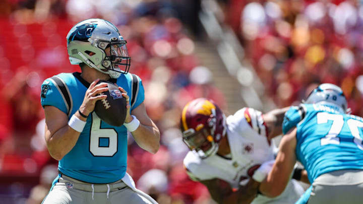 Baker Mayfield. (Photo by Scott Taetsch/Getty Images)