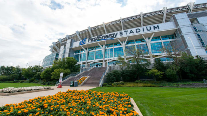 CLEVELAND, OH - SEPTEMBER 14: A genera view of FirstEnergy Stadium prior to the game between the Cleveland Browns and the New Orleans Saints on September 14, 2014 in Cleveland, Ohio. (Photo by Jason Miller/Getty Images)