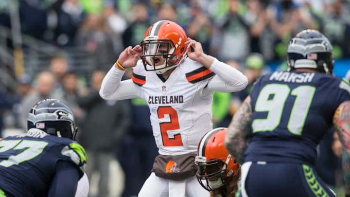 SEATTLE, WA - DECEMBER 20: Quarterback Johnny Manziel