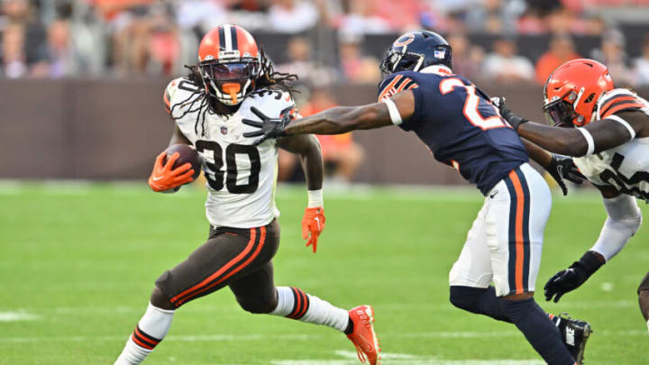 Browns, D'Ernest Johnson. (Photo by Jason Miller/Getty Images)