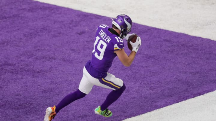 Cleveland Browns trade target, Adam Thielen. Mandatory Credit: Brad Rempel-USA TODAY Sports