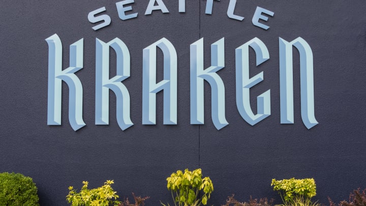 SEATTLE, WASHINGTON – AUGUST 21: The Team Store for the Seattle Kraken, the NHL’s newest franchise, opens for business on August 21, 2020 in Seattle, Washington. (Photo by Jim Bennett/Getty Images)