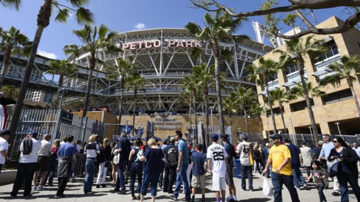 SAN DIEGO, CA - APRIL 9: General view as fans line-up to get into Petco Park before the home opener between the San Diego Padres and the San Francisco Giants April 9, 2015 in San Diego, California. (Photo by Denis Poroy/Getty Images)