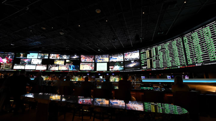 Sports SuperBook at the Westgate Las Vegas Resort Casino (Photo by Ethan Miller/Getty Images)