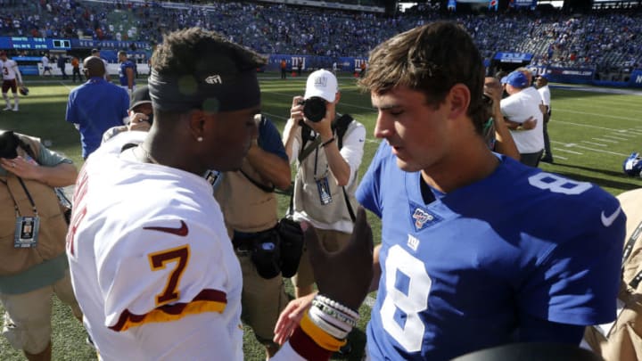 Daniel Jones #8 of the New York Giants. (Photo by Jim McIsaac/Getty Images)