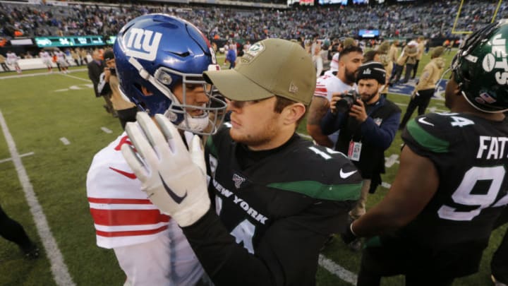 Daniel Jones and Sam Darnold(Photo by Jim McIsaac/Getty Images)