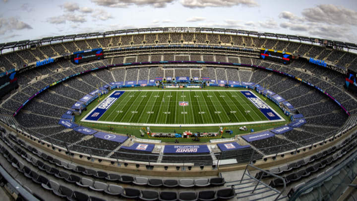 New York Giants “First Game @ MetLife Stadium” Framed Panoramic – Behind  the Glass, LLC