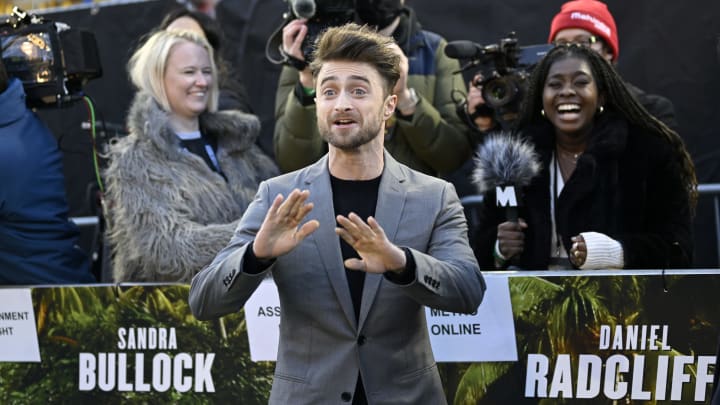 LONDON, ENGLAND – MARCH 31: Daniel Radcliffe attends the UK Special Screening of “The Lost City” at Cineworld Leicester Square on March 31, 2022 in London, England. (Photo by Gareth Cattermole/Getty Images for Paramount Pictures)