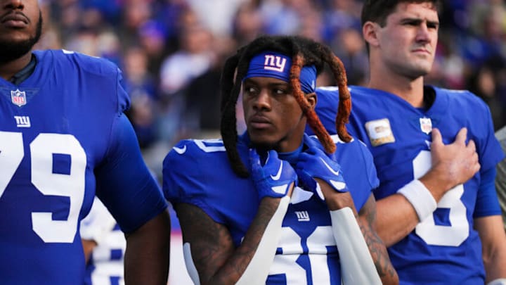 Richie James, NY Giants. (Photo by Cooper Neill/Getty Images) Richie James, NY Giants. (Photo by Cooper Neill/Getty Images)