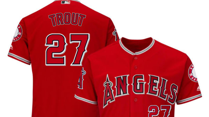 Los Angeles Angels of Anaheim Mike Trout Majestic Alternate Cool Base  Replica Player Jersey - Womens