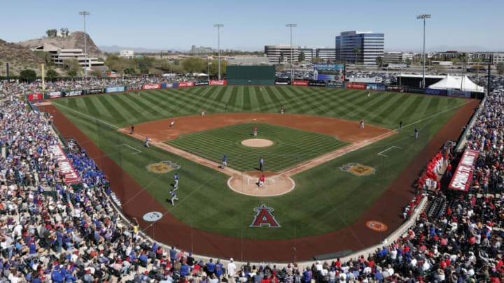 A fire broke out at the Angels' spring training stadium