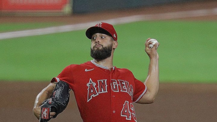 Patrick Sandoval, Los Angeles Angels (Photo by Bob Levey/Getty Images)