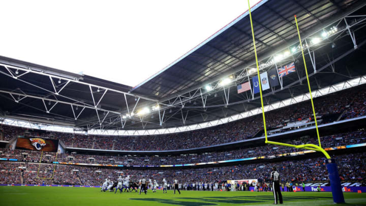 LONDON, ENGLAND - OCTOBER 02: A general view during the NFL International Series match between Indianapolis Colts and Jacksonville Jaguars at Wembley Stadium on October 2, 2016 in London, England. (Photo by Ben Hoskins/Getty Images)