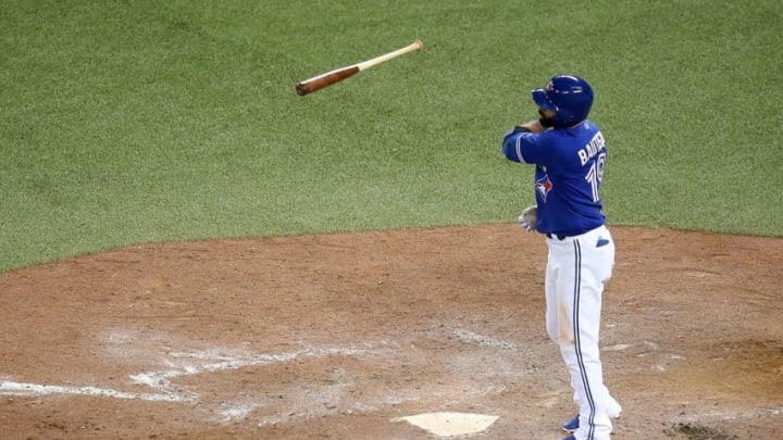 TORONTO, ON - OCTOBER 14: Jose Bautista