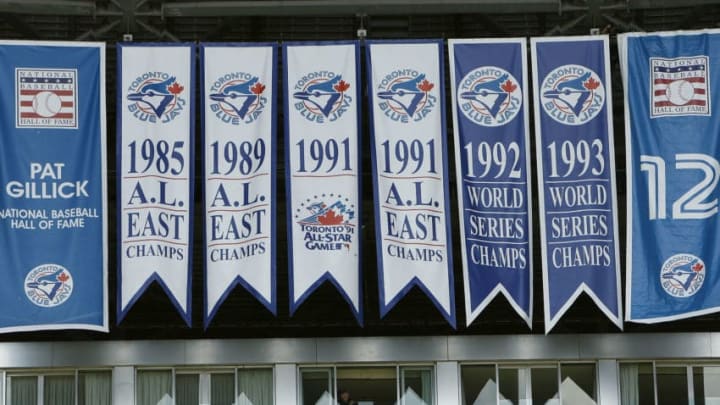 TORONTO, CANADA - JULY 31: A Hall of Famer Roberto Alomar