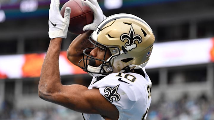 Looking at the Saints depth at wide receiver (Photo by Grant Halverson/Getty Images)