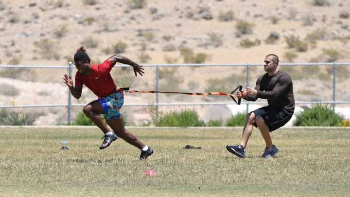 Raiders cornerback Damon Arnette (Photo by Ethan Miller/Getty Images)