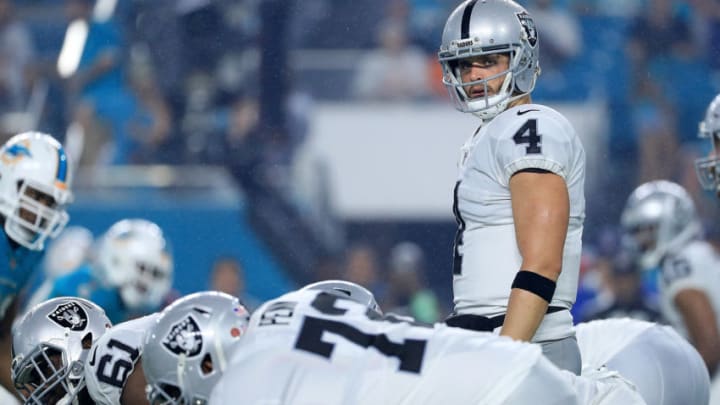 MIAMI GARDENS, FL - NOVEMBER 05: Derek Carr