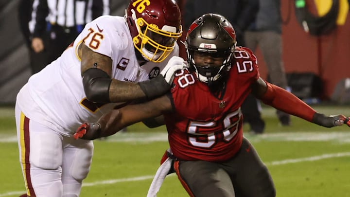 Shaq Barrett can certainly get after the quarterback.  Mandatory Credit: Geoff Burke-USA TODAY Sports