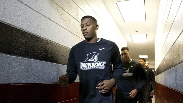 Dec 21, 2015; Amherst, MA, USA; Providence Friars guard Kris Dunn (3) takes the floor prior to a game against the Massachusetts Minutemen at William D. Mullins Center. Mandatory Credit: Mark L. Baer-USA TODAY Sports