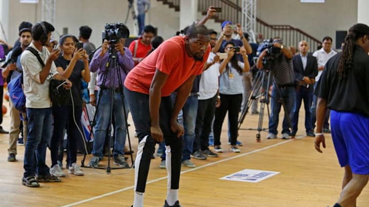 DELHI, INDIA - JULY 28: Kevin Durant (Photo by NBA Photos/NBAE via Getty Images)