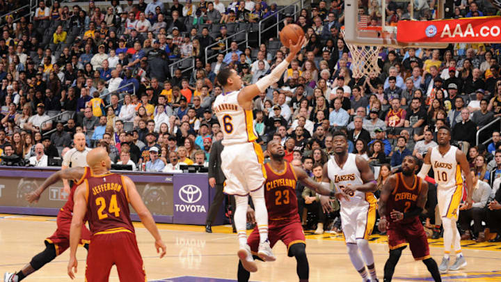 LOS ANGELES, CA - MARCH 19: Jordan Clarkson LOS ANGELES, CA - MARCH 19: Jordan Clarkson