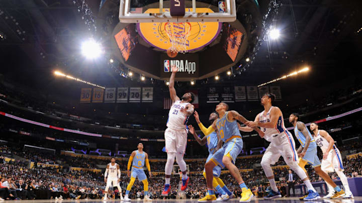 LOS ANGELES, CA - NOVEMBER 15: Joel Embiid