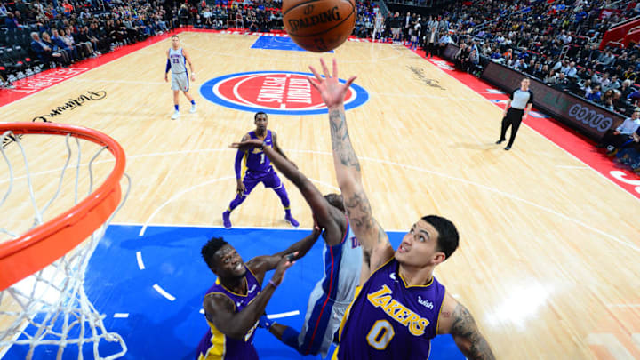 DETROIT, MI - MARCH 26: Kyle Kuzma