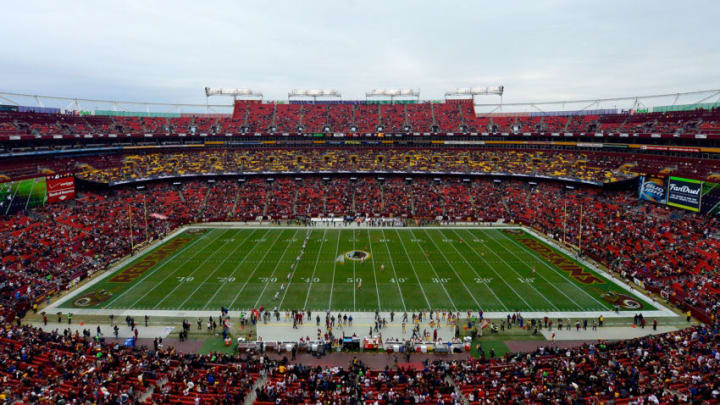 LANDOVER, MD - NOVEMBER 16: General view as the Washington Redskins take on the Tampa Bay Buccaneers at FedExField on November 16, 2014 in Landover, Maryland. (Photo by Patrick McDermott/Getty Images)